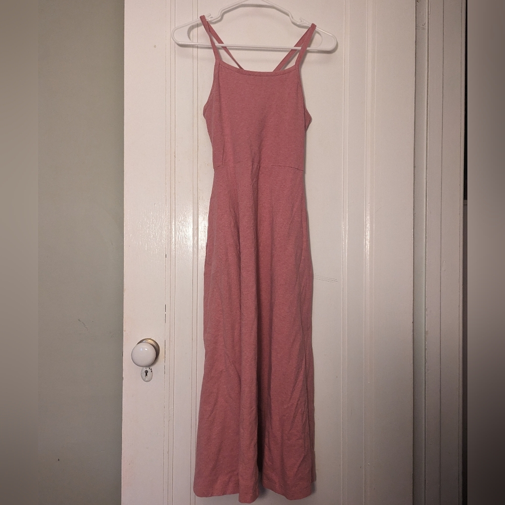 Fit & Flare Midi Dress Heather Pink